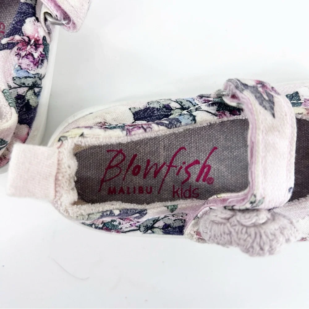 Blowfish Floral Kids Shoes with Velcro strap